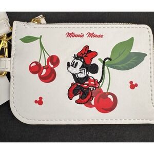 Disney Minnie Mouse Wallet Cherry Theme Disneyland Shanghai Resort